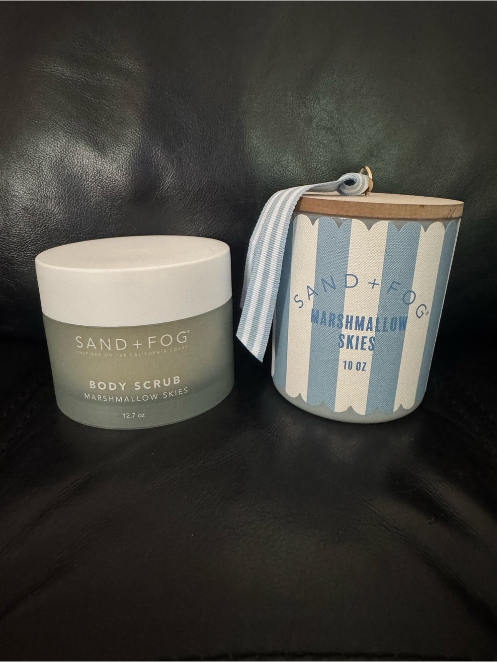 Sand + Fog Marshmallow Skies Body Scrub + Candle Set